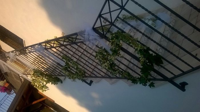Decorazioni fuori la porta della sposa - 2