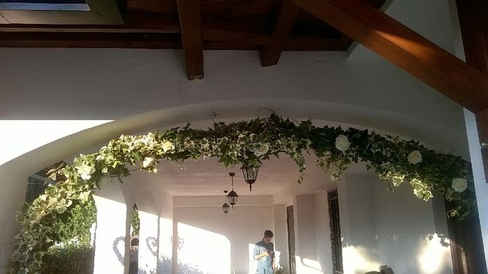 Decorazioni fuori la porta della sposa - 3