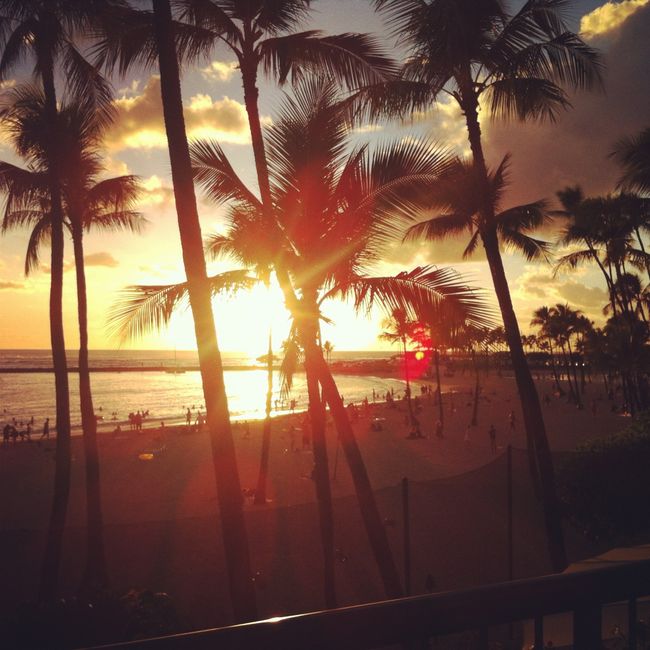 tramonto hawaiano