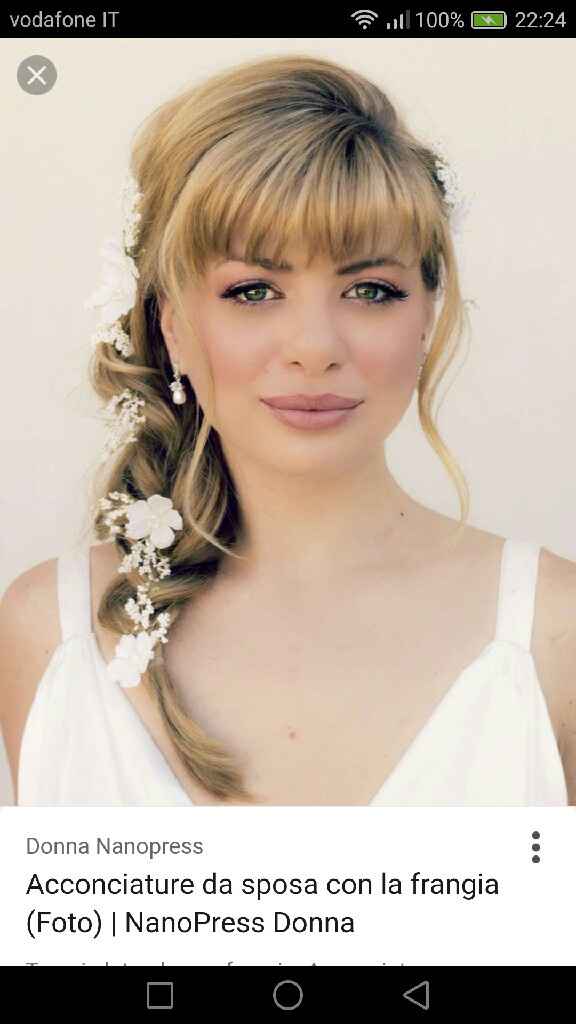 Acconciatura frangia - 1