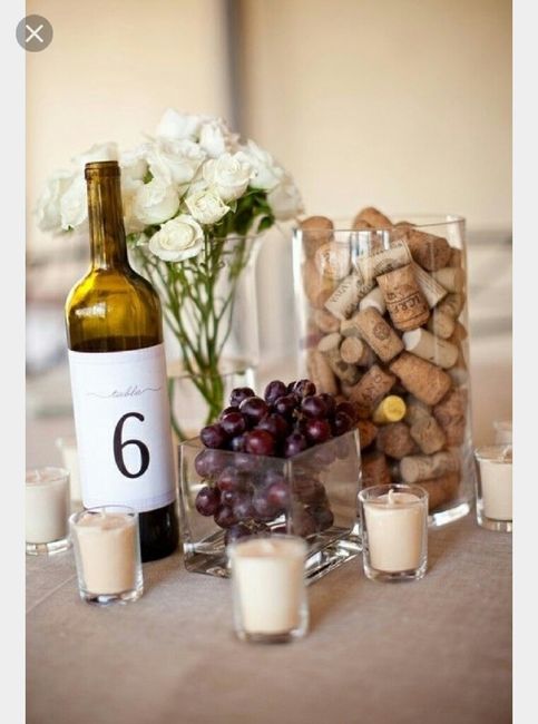Quali centro tavola x tema vino? - 1