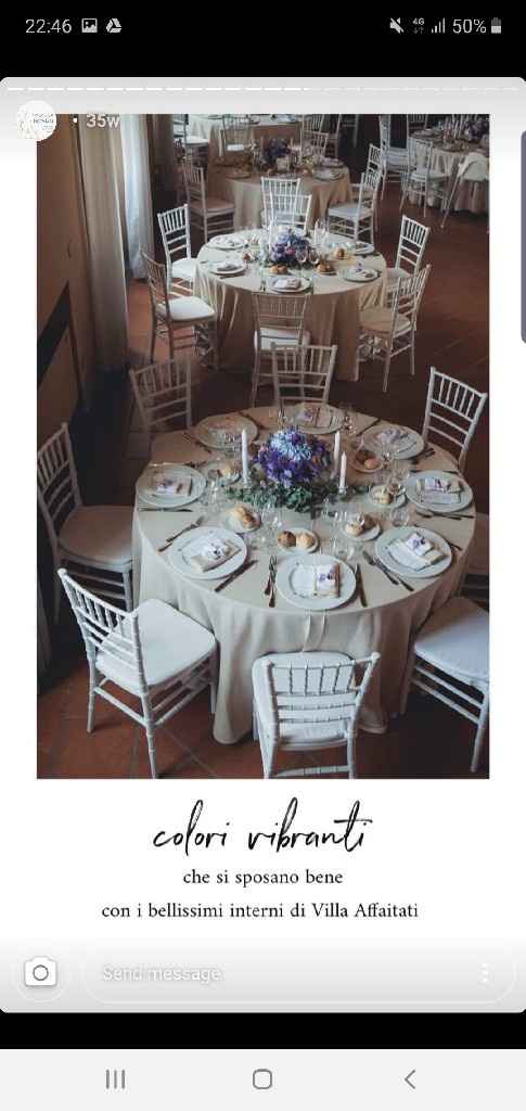 Come sarà lo stile delle decorazioni dei tavoli? - 1