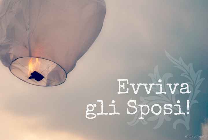 VIVA GLI SPOSI
