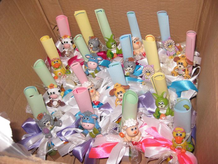 pensierini per i piccoli invitati