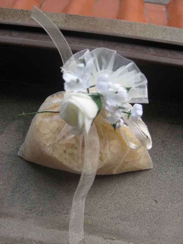 sacchettino porta riso sposi