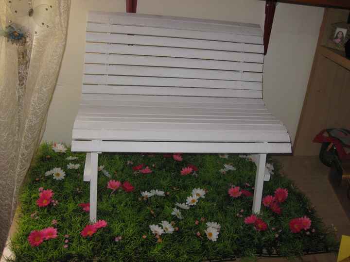 eccola!!!!porta bomboniere riverniciata!!!