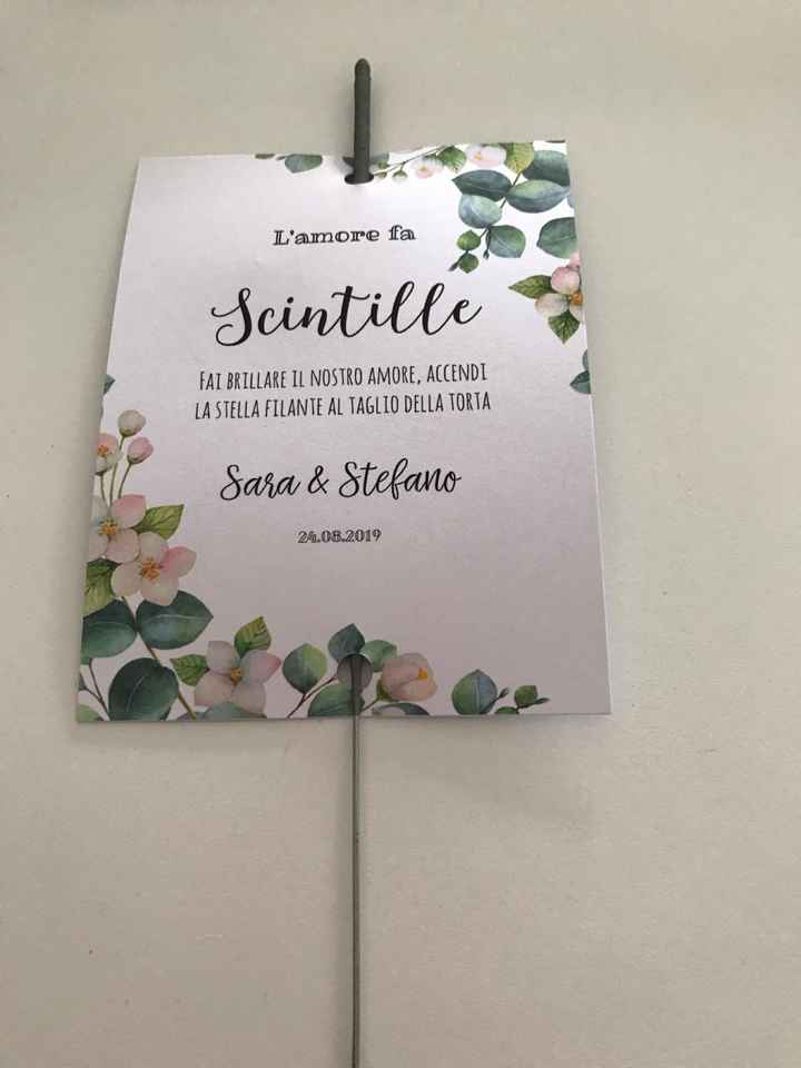 Stelline scintillanti taglio della torta!!! - 1