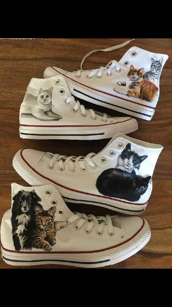 Converse dipinte a mano - 1