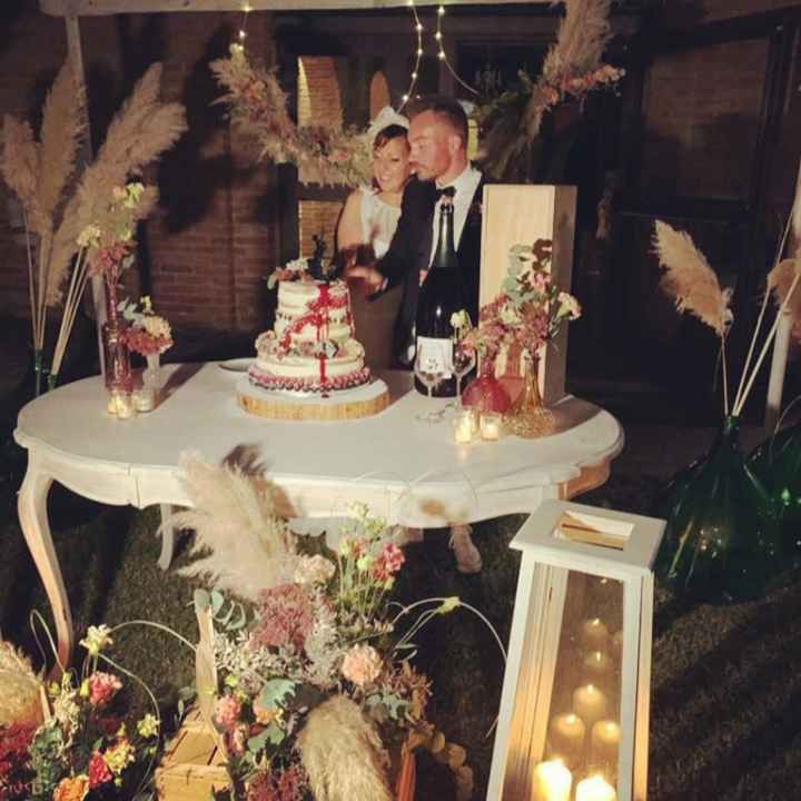 Allestimento floreale con pampas - 1