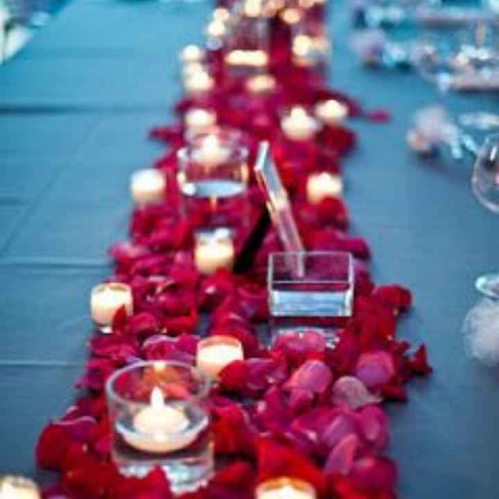 Petali di rosa finti - 1