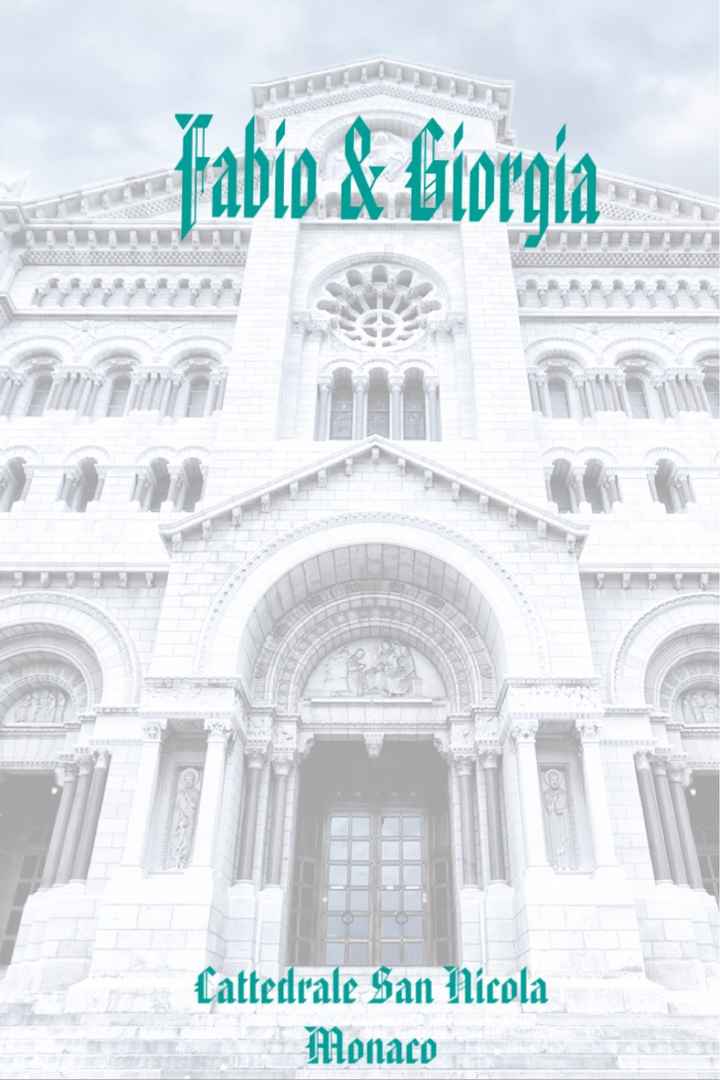  Menù / libretti Messa - 3