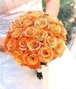 bouquet rose arancio