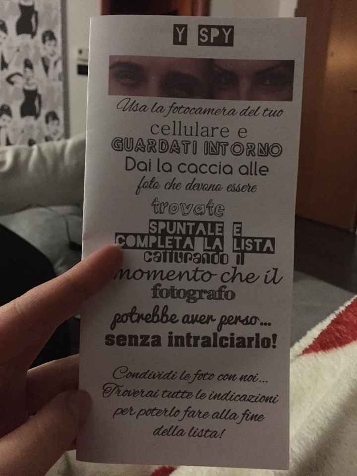 Bigliettini per wedshoot - 2