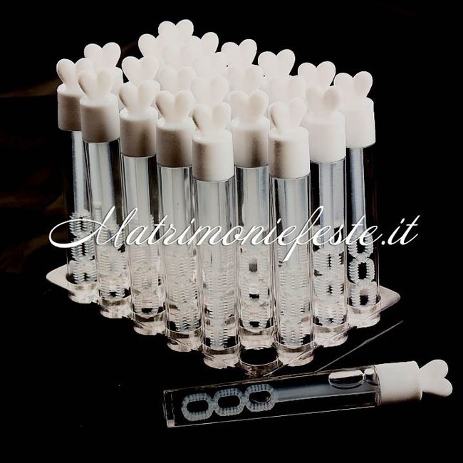 bolle di sapone matrimonio