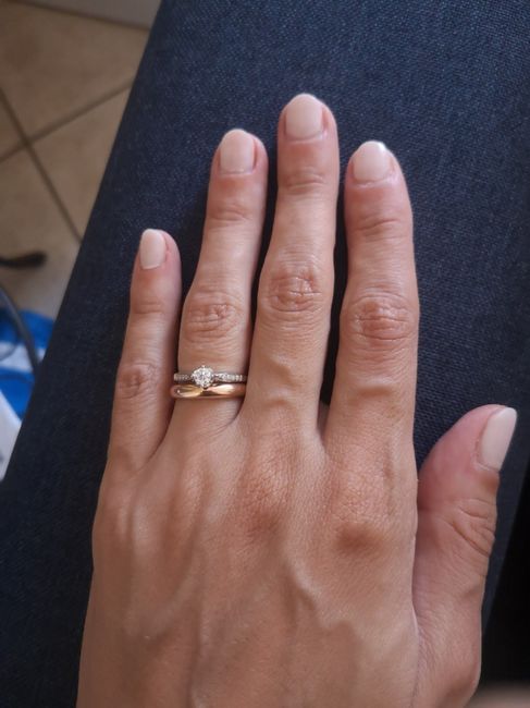 Anello di fidanzamento e fede 2