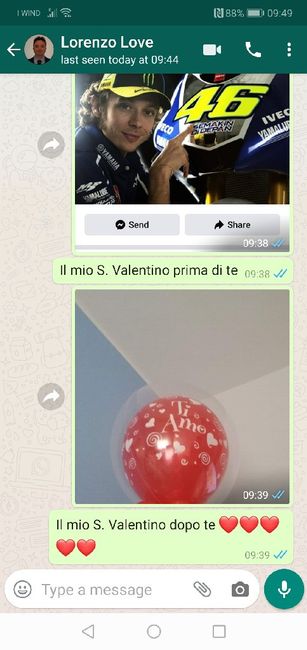 Condividi lo screenshot dell'ultimo messaggio che vi siete inviati 8