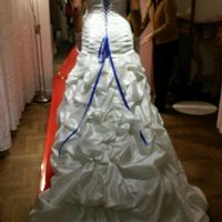 Mezza sirena o sirena con gonna ampia per spose non alte - 1