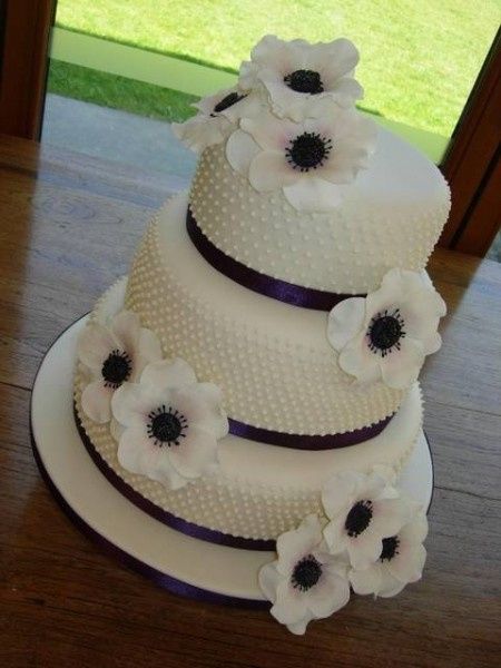 Torta con anemone