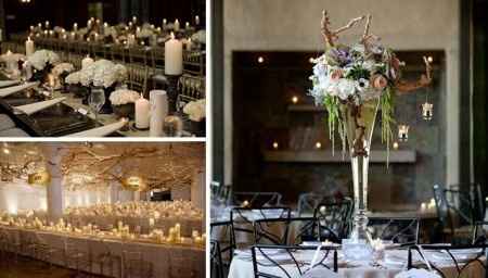 centro tavola candele