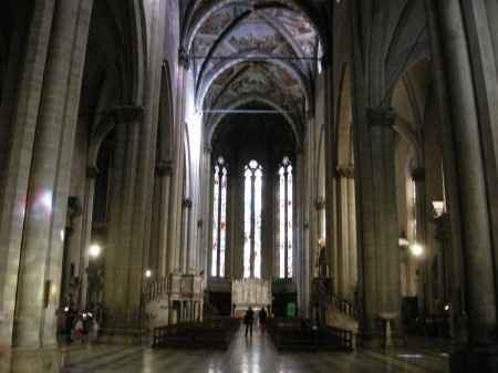 Duomo Arezzo navata centrale