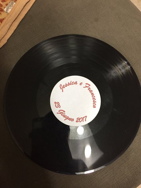 Centro tavola disco - 1