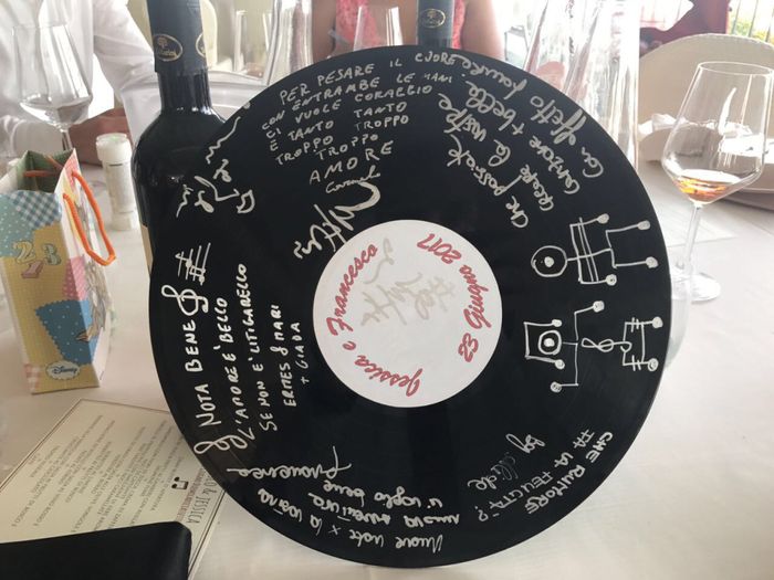 Centro tavola disco - 2