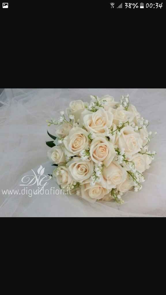 Bouquet in  bianco - 1