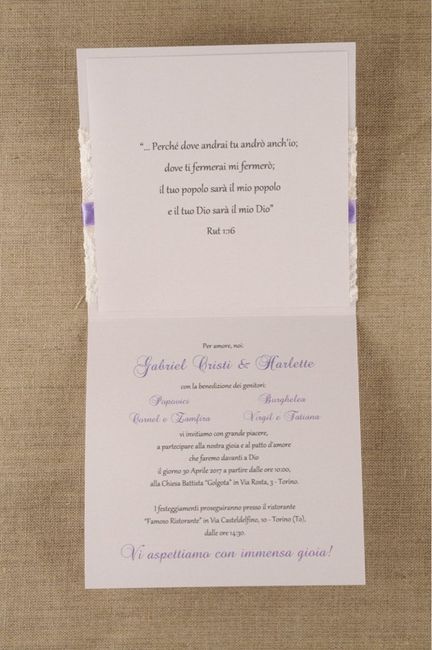 Partecipazioni con pizzo: come incollarlo? - 2