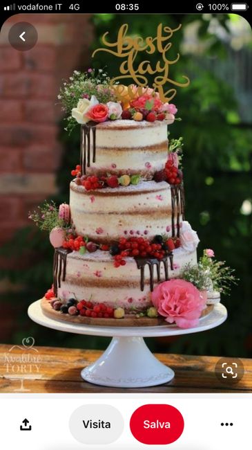 Torta nuziale - Naked cake 2