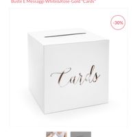 Scatola porta buste - 1