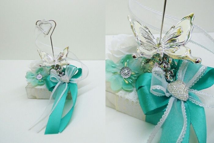 Matrimonio bianco con accenni tiffany - 3