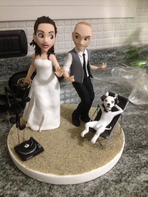 Cake topper iniziali - 1