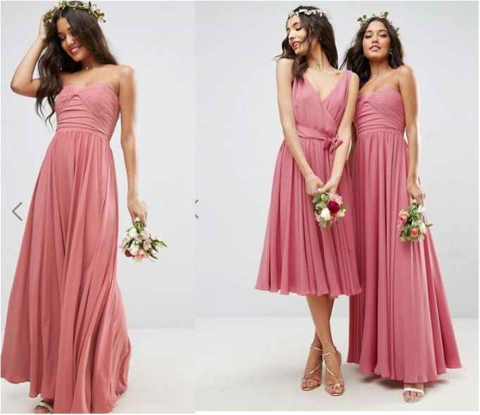 Damigelle in Rosa vintage