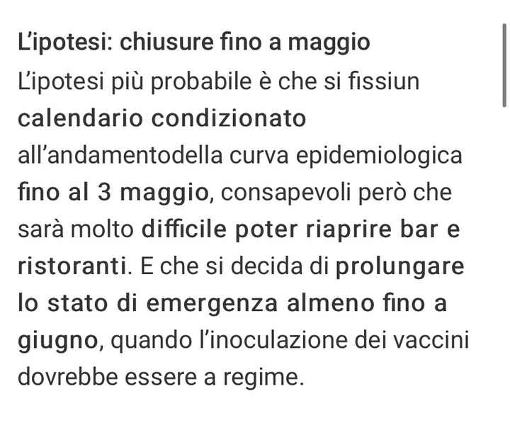 Si continua ancora con le chiusure... - 1