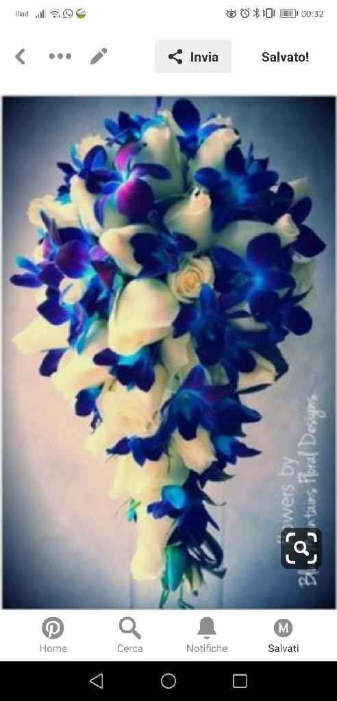 Bouquet rose blu - 1