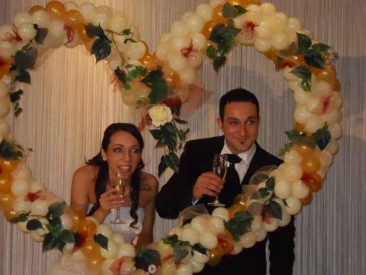 foto con i palloncini