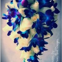 Bouquet rose blu - 1