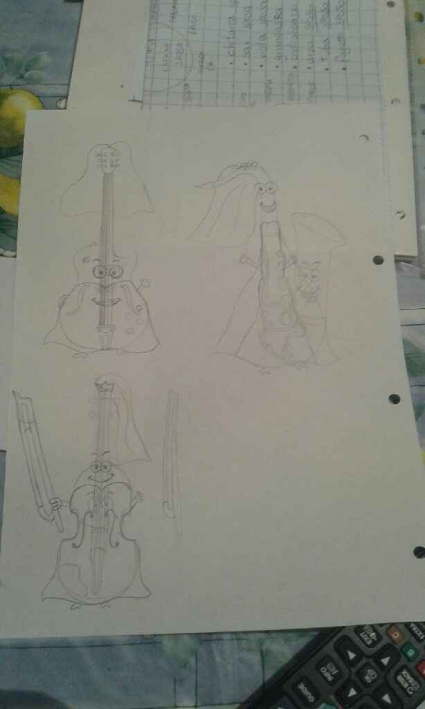 Bozza disegni per tableau marriage. - 1