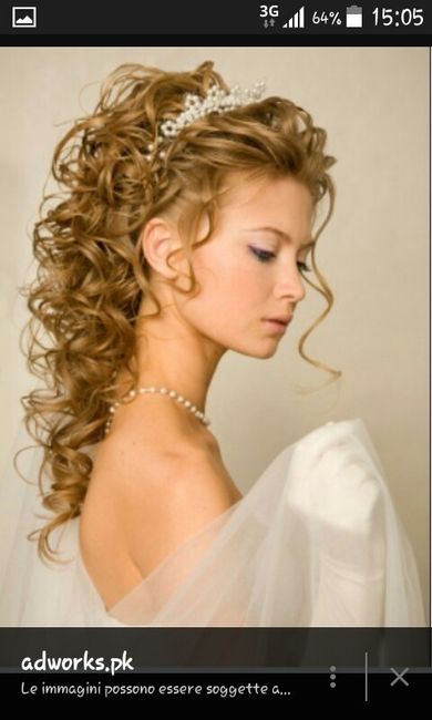 Acconciatura sposa riccia - 1