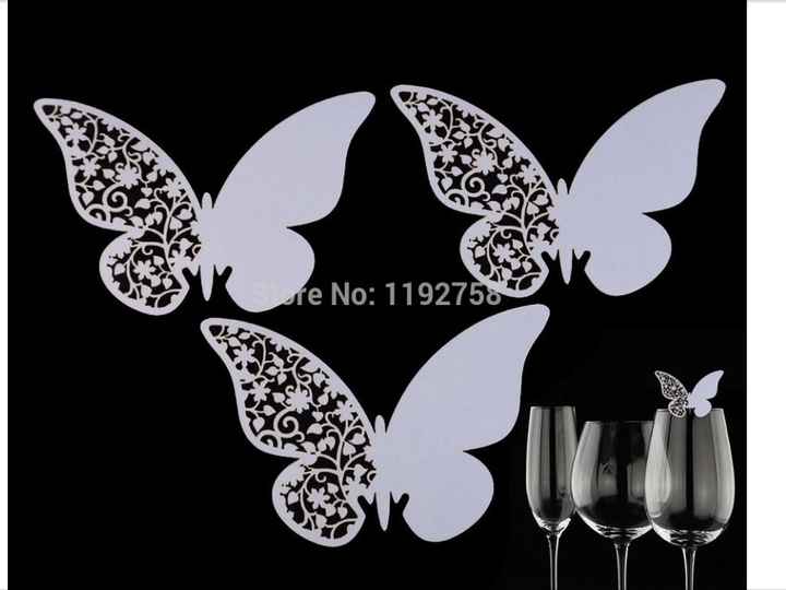 Segnatavolo farfalla - 2