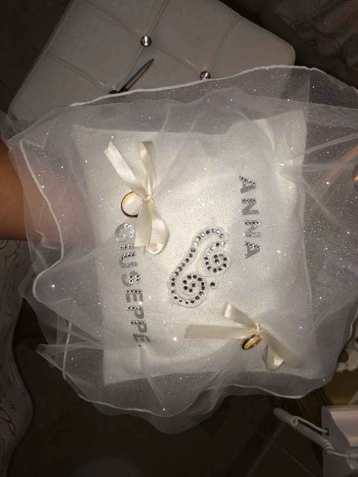 Cuscino porta fedi... ecco il mio, mi fate vedere i vostri - 1