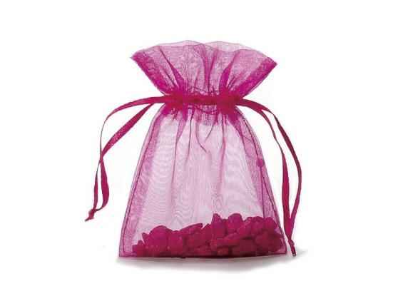 Sacchetto organza confetti