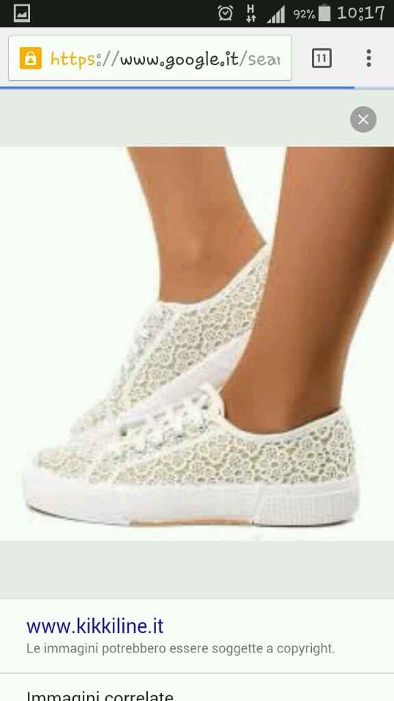 Scarpe da tennis da sposa - 1