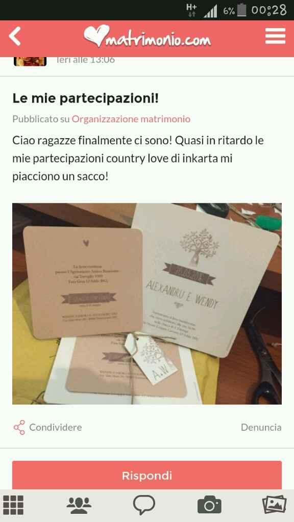 Curiosa: come saranno le vostre partecipazioni? - 1