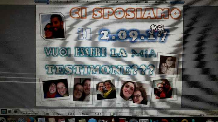 Che ne dite :-) sorpresa testimone - 1