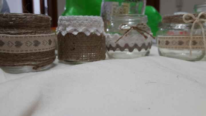 Vasetti per candele fai da me - 3