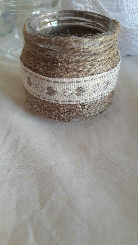 Vasetti per candele fai da me - 4