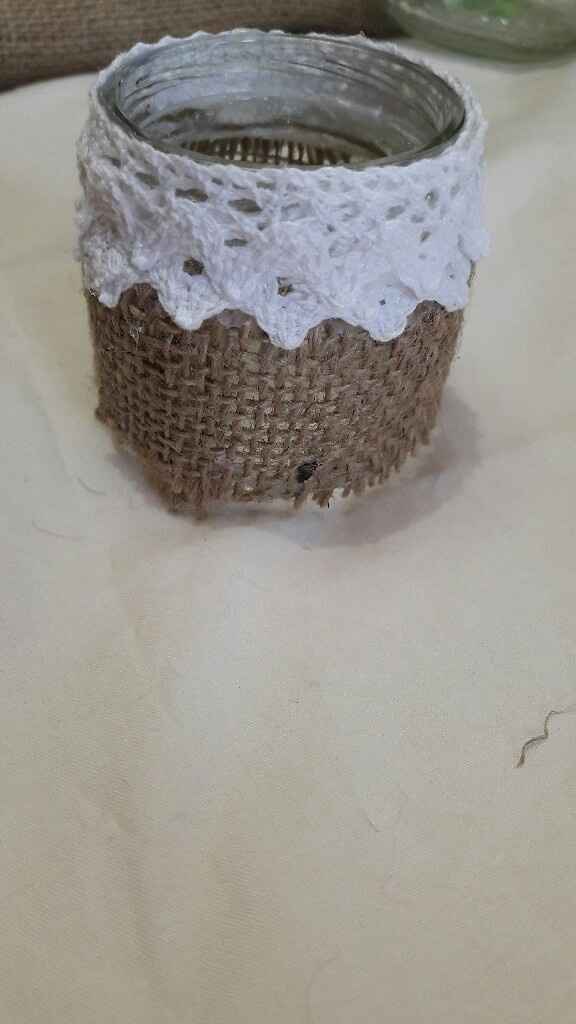 Vasetti per candele fai da me - 5