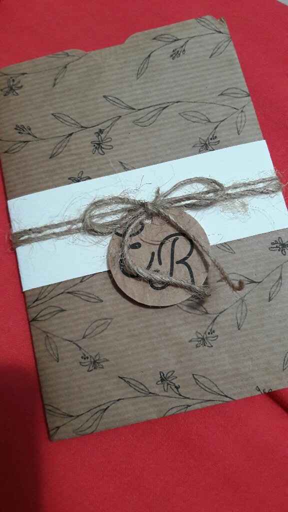 Busta partecipazione handmade - 1