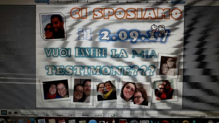 Che ne dite :-) sorpresa testimone - 1
